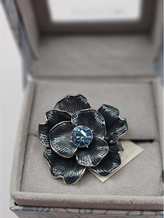 Jewelry - Argento SC Cocktail Ring Adjustable Band Made With Swarovski Elements New In BOX